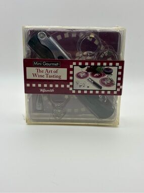 Vintage Toysmith Mini Gourmet The Art of Wine Tasting Accessory Set